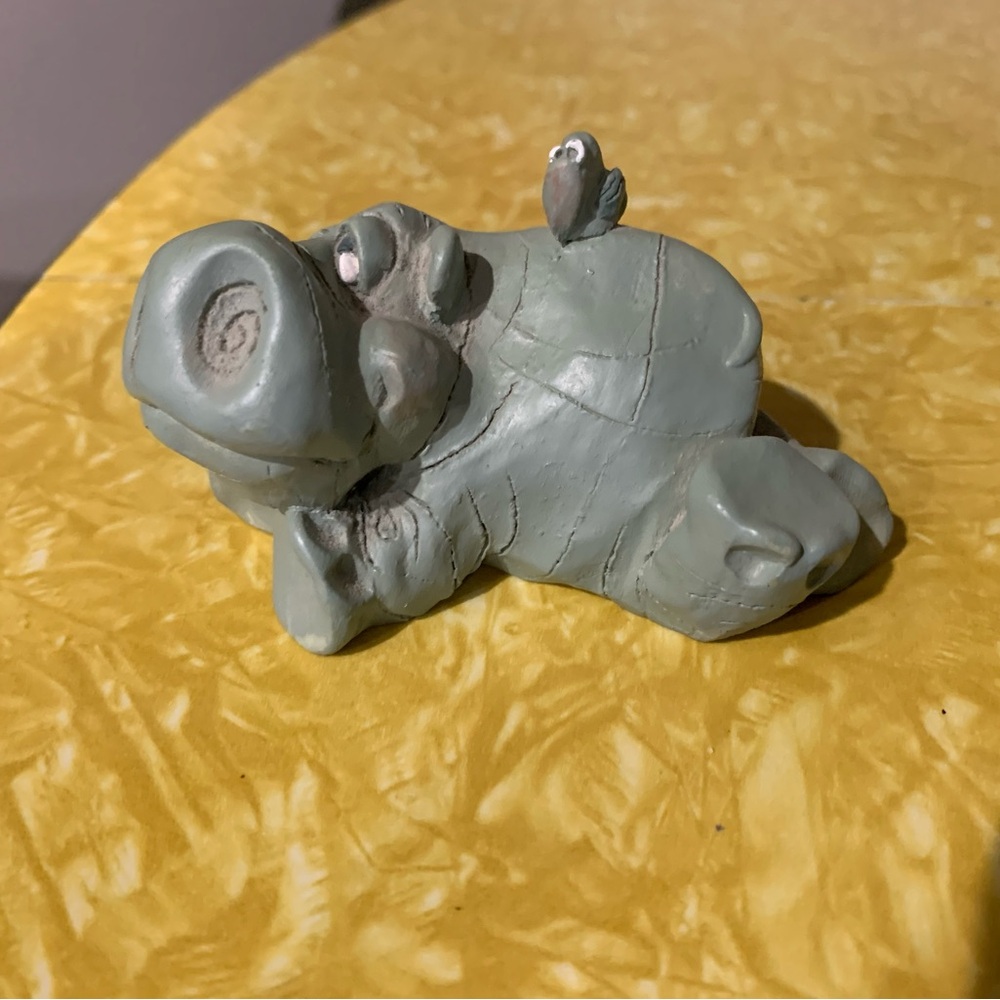 Vintage Hippo Figurine Kathleen Kelly Critter Factory